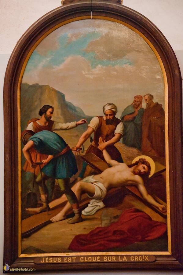 Nom de l'image : D30096324a_(c)Norbert-JUNG — Description :  Chemin de croix à l'église de la Ferté Vidame (28300)